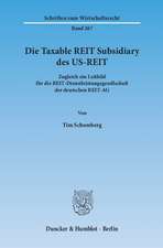 Die Taxable REIT Subsidiary des US-REIT