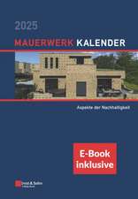 Mauerwerk-Kalender 2025. (inkl. E-Book als PDF)