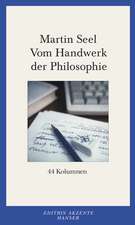 Vom Handwerk der Philosophie