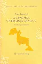 A Grammar of Biblical Aramaic