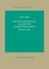 Tuwinische Folkloretexte Aus Dem Altai (Cengel /Westmongolei): Kleine Formen