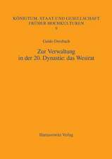 Zur Verwaltung in Der 20. Dynastie: Das Wesirat