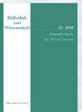 Bibliothek und Wissenschaft 52 (2019): Künstlerbuch im Schaufenster