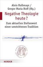 Negative Theologie heute?