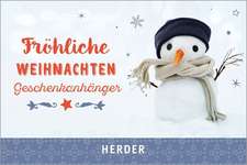 Fröhliche Weihnachten (Geschenkanhänger)