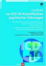 Lexikon zur ICD-10 Klassifikation psychischer Störungen