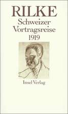 Schweizer Vortragsreise 1919