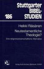 Neutestamentliche Theologie?