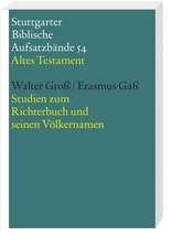 Studien zum Richterbuch und seinen Völkernamen