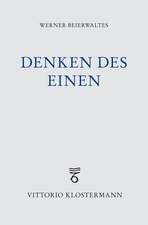 Denken des Einen