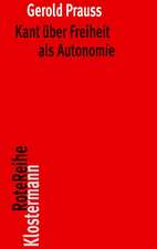 Kant über Freiheit als Autonomie