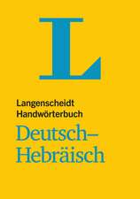 Langenscheidt Handwörterbuch Deutsch - Hebräisch