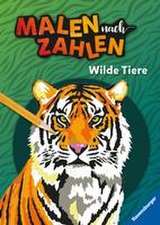 Ravensburger Malen nach Zahlen Wilde Tiere - 32 Motive abgestimmt auf Buntstiftsets mit 24 Farben (Stifte nicht enthalten) - Malbuch mit nummerierten Ausmalfeldern für fortgeschrittene Fans der Reihe