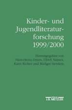 Kinder- und Jugendliteraturforschung 1999/2000: Mit einer Gesamtbibliographie der Veröffentlichungen des Jahres 1999