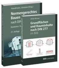 Buchpaket: Normengerechtes Bauen nach DIN 276/DIN 277 & Grundflächen und Rauminhalte nach DIN 277 im Bild