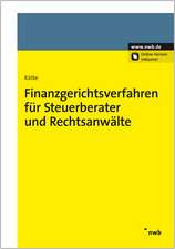 Finanzgerichtsverfahren für Steuerberater und Rechtsanwälte