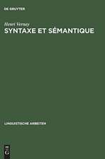 Syntaxe et sémantique: les deux plans des relations syntaxiques à l'exemple de la transitivité et de la transformation passive; étude contrastive français-allemand