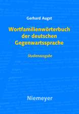 Wortfamilienwörterbuch der deutschen Gegenwartssprache