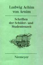 Schriften der Schüler- und Studentenzeit