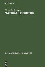 Natura loquitur: Naturpoesie und emblematische Formel bei Joseph von Eichendorff