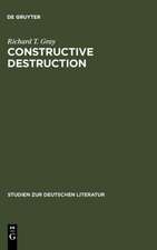 Constructive Destruction: Kafka's Aphorisms: Literary Tradition and Literary Transformation