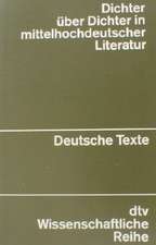 Dichter über Dichter in mittelhochdeutscher Literatur