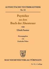 Poytislier: Aus dem Buch der Abenteuer