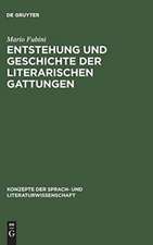 Entstehung und Geschichte der literarischen Gattungen