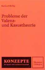 Probleme der Valenz- und Kasustheorie