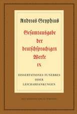 Dissertationes funebres oder Leichabdankungen