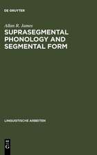 Suprasegmental Phonology and Segmental Form: Segmental Variation in the English of Dutch speakers