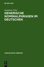 Generische Nominalphrasen im Deutschen: Eine Untersuchung zu Referenz und Semantik