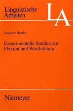 Experimentelle Studien zur Flexion und Wortbildung: Pluralmorphologie und lexikalische Komposition im unauffälligen Spracherwerb und im Dysgrammatismus