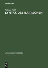 Syntax des Bairischen