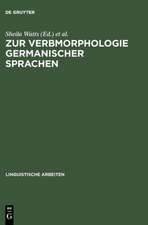 Zur Verbmorphologie germanischer Sprachen