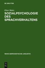 Sozialpsychologie des Sprachverhaltens