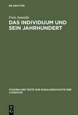 Das Individuum und sein Jahrhundert: Eine Komponenten- und Funktionsanalyse des Begriffs ›Bildung‹ am Beispiel von Goethes »Dichtung und Wahrheit«