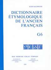 Kurt Baldinger: Dictionnaire étymologique de l’ancien français (DEAF). Buchstabe G. Fasc 6