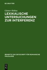 Lexikalische Untersuchungen zur Interferenz: Die franko-italienische Entrée d'Espagne