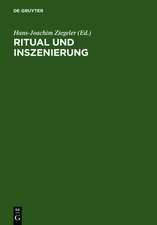 Ritual und Inszenierung: Geistliches und weltliches Drama des Mittelalters und der Frühen Neuzeit