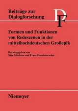 Formen und Funktionen von Redeszenen in der mittelhochdeutschen Großepik