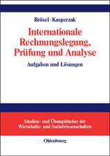 Internationale Rechnungslegung, Prüfung und Analyse