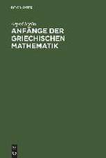 Anfänge der griechischen Mathematik