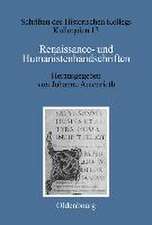 Renaissance- und Humanistenhandschriften