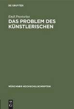 Das Problem des Künstlerischen