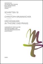 Kirchenmusik in Theorie und Praxis