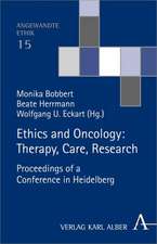 Ethics and Oncology: Therapy, Care, Research