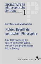 Fichtes Begriff der politischen Philosophie