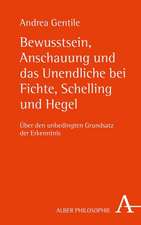 Bewusstsein, Anschauung und das Unendliche bei Fichte, Schelling und Hegel