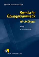 Spanische Übungsgrammatik für Anfänger 2